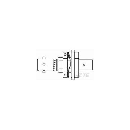 Raychem Rf Triaxial Connector, 1 Contact(S), Female, Panel Mount, Cable And Panel Mount, Solder Terminal,  DK-621-0438-3S